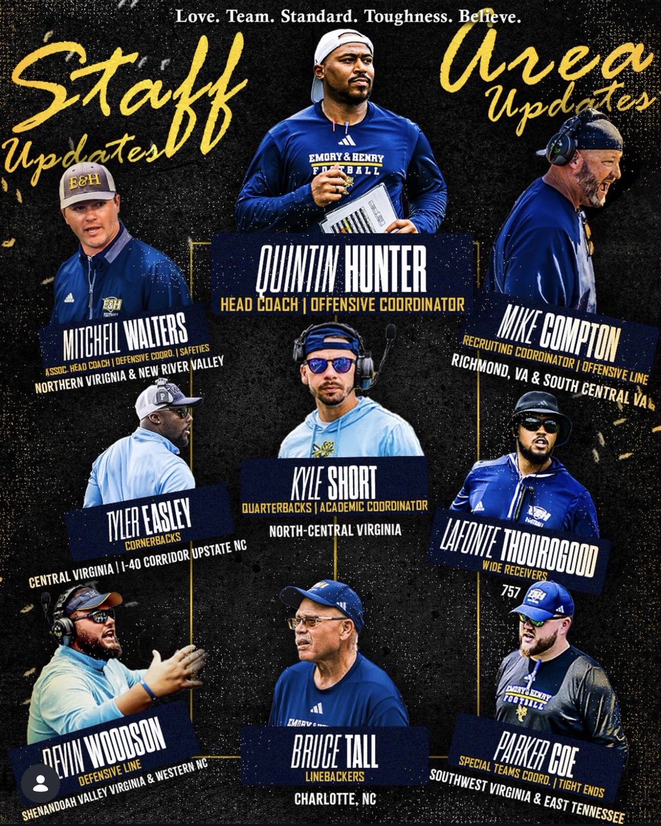 CoachThourogood's tweet image. New areas. Same mission. 🔥

Staff locked in and expanding the footprint. We’re building FAMILY and leveling up every day.

You’re Up Next. 🤘🏾🔥🔥🔥🎸

#EmoryAndHenryUniversity #Staff #LevelUp #UpNext #Family #2027prospects