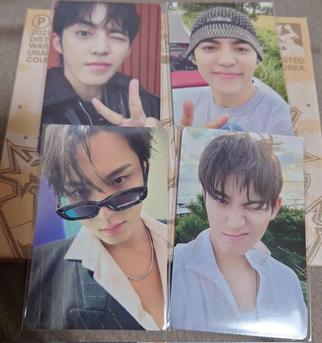 ギュチョル会場限定トレカ可愛い…買って良かった🥰