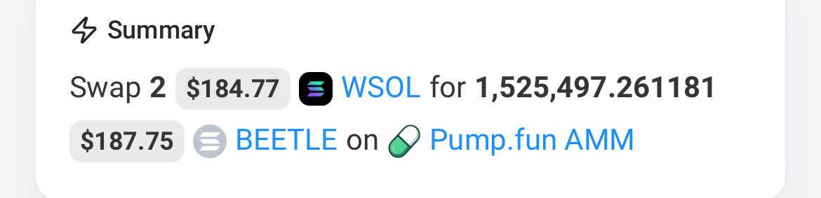 The first buyback is DONE, 2 SOL for $BEETLE holders! 🐞💪

This is just the beginning. More buybacks incoming, stronger floors, real utility vibes building on Solana.

Early believers are eating, latecomers will FOMO when the chart starts screaming.
$BEETLE isn’t just another