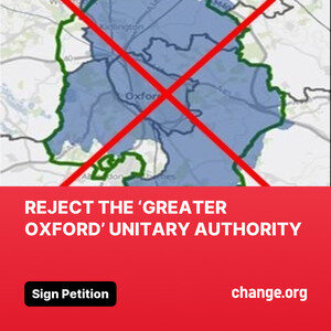 Ginny_CW's tweet photo. Reject Greater Oxford &amp; 3-Council proposal - most expensive &amp; disruptive, destroying 2,000 acresBGreen belt countryside to double size of Oxford - sign our petition - https://t.co/UoM17XnRzA https://t.co/qSDwb629pL