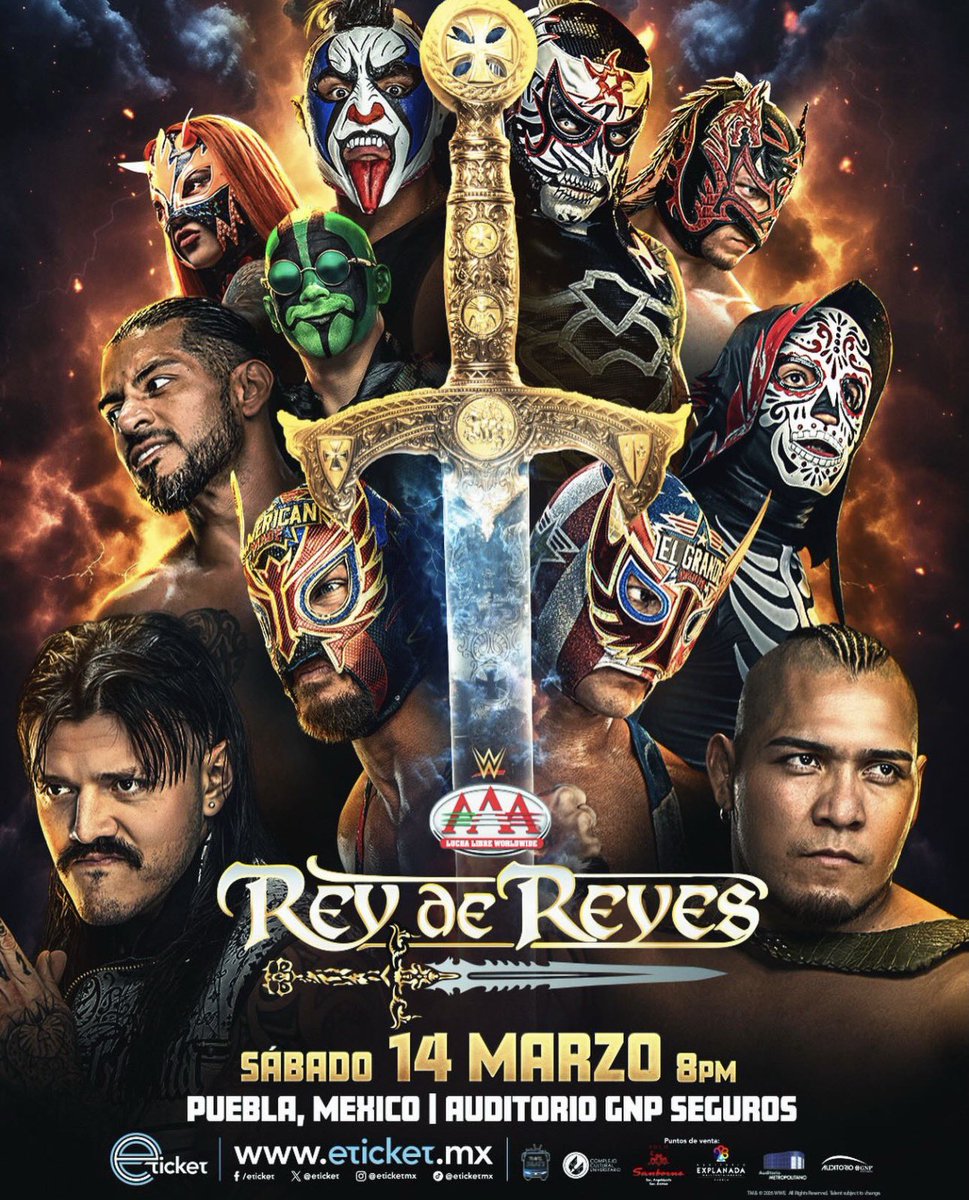 luchalibreonlin's tweet image. 🚨🚨🚨¡ÚLTIMA HORA!🚨🚨🚨

Undertaker estrena el póster de Rey de Reyes de AAA!!!