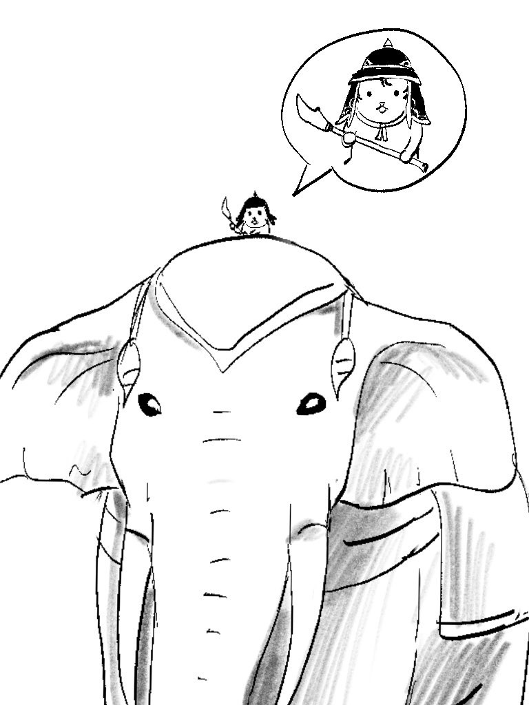 สัญญาไว้กับพระหลานหลวงว่าถ้าโผล่มาในศึกยุทธหัตถีแล้วจะถวายแฟนอาร์ต... #อโยธยาเอยาวดี