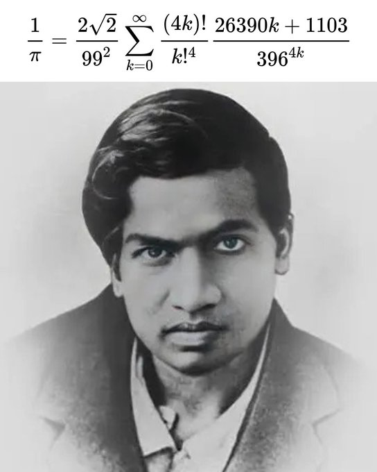 Math_files's tweet photo. THE REMARKABLE RAMANUJAN https://t.co/IJhCwn7j3Q