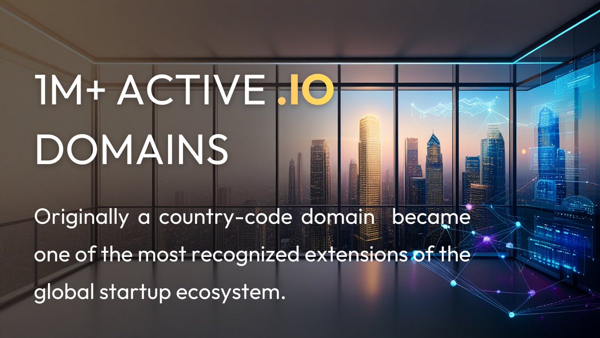 nameniac's tweet photo. Why .io is the startup gold standard: 🚀
✅ Tech-focused (I/O)
✅ Modern &amp; short
✅ Trusted by SaaS/AI/Crypto
✅ High-value branding
Your domain is your first pitch. Choose wisely. 💡
#startup #SaaS #dotio https://t.co/nB70mpCs1d