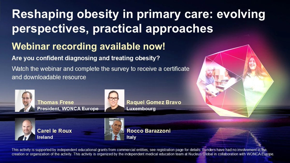WoncaEurope's tweet photo. ⭐ It's World Obesity Day!
WATCH Reshaping obesity in primary care: evolving perspectives, practical approaches and start making a difference today!

📽️ Access the recording, practical resource and certificate here:  https://t.co/SNeLC00eZh https://t.co/kBiZhu5KeY