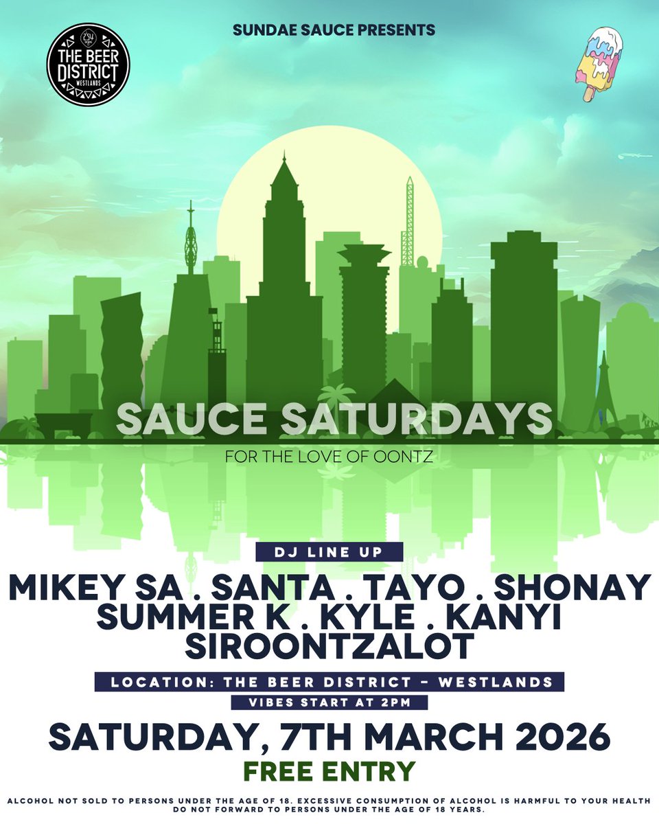 Saturday. 2PM at The Beer District, Westlands.
Free entry. Zero pressure. Pure progression.