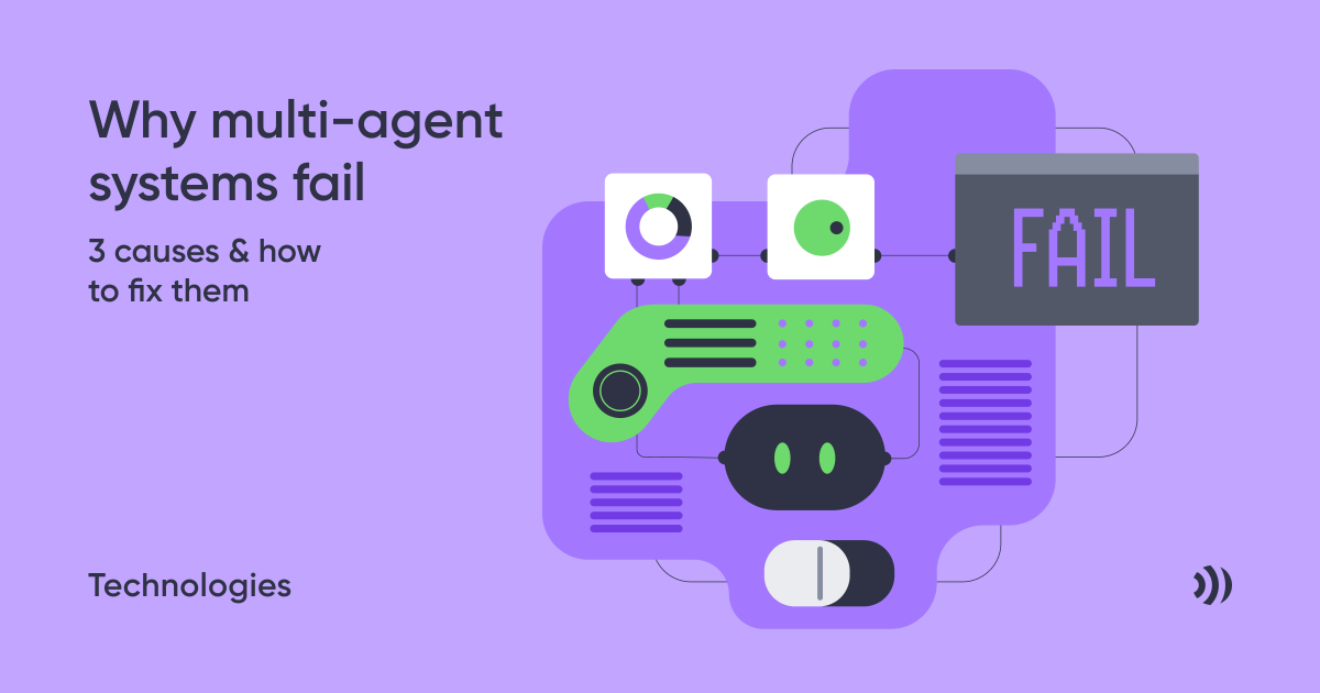 wave_access's tweet photo. Berkeley research shows up to 80% of multi-agent system failures are architectural, not model-related. Even "smart" agents fail when roles are vague, coordination is poor, result validation is superficial.
How to move from agent chaos to engineered success https://t.co/7gDEuMjrFM https://t.co/MBQUO4qWy8