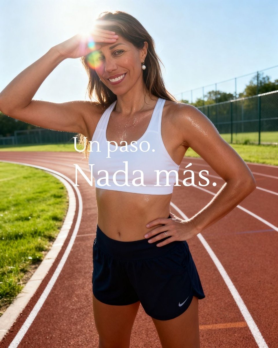 Cuando siento que ya no puedo, dejo de pensar en todo lo que falta.
Respiro. 🌬️
Miro al frente. 👀
Y me concentro en la siguiente zancada. 🏃‍♀️
Hoy piensa en ti. 💛
No cargues todo al mismo tiempo.
Da el siguiente paso.
Y luego otro.
Inténtalo… y luego me cuentas cómo te fue. 💜✨