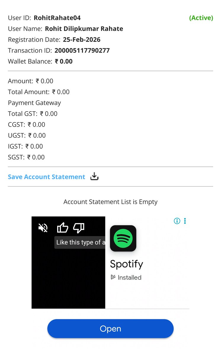 RohitRahate11's tweet photo. @IRCTCofficial Tried to Top up my wallet, money got deducted but wallet is still showing 0 Rupees. Also I haven't received any refund yet. https://t.co/UI7aa285pw