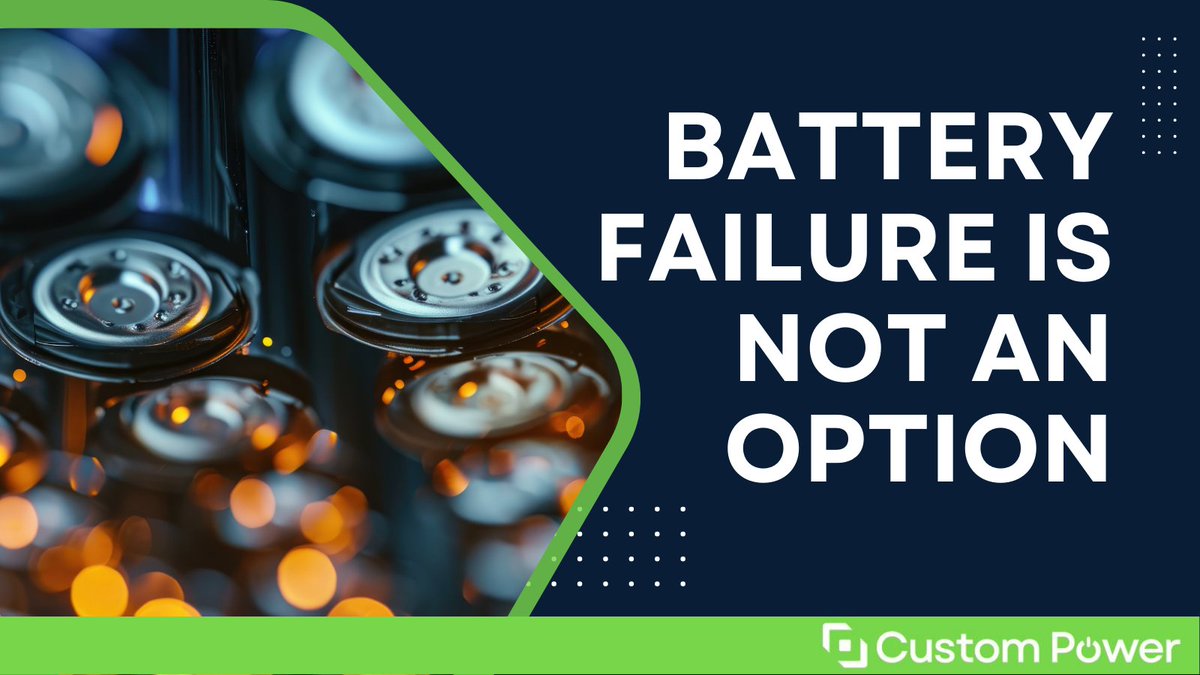 Battery safety is not a feature – it’s a design discipline. Our goal is predictable, safe, and repeatable power delivery. Discover more about our compliance: tinyurl.com/CustomPower-Co…

#BatterySafety #SafePower #BatteryRegulations