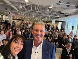 PhilBentleyCEO's tweet photo. Today we marked International Women’s Day with our #MitieWomenCan event, hearing from inspiring speakers on workplace safety, career growth opportunities and male allyship. I was honoured to present our 2026 Woman of the Year award to Jackie Long #IWD2026 https://t.co/Taq2Rwqvz8