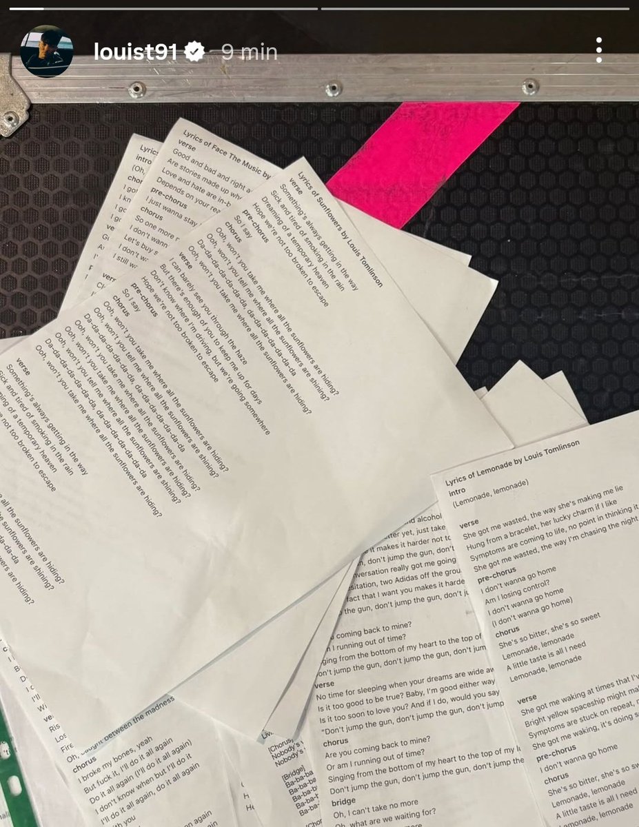 mirá vos no sabia que louis también estaba preparando finales