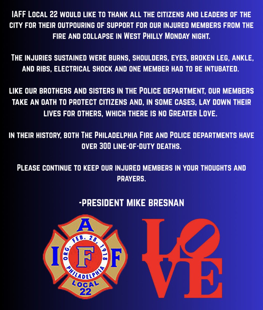 Local 22 Philadelphia Firefighters & Paramedics tweet media