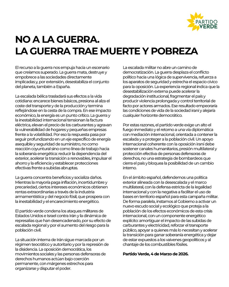 Partido Verde tweet media