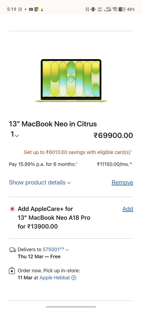 TechWiser's tweet image. Apple launched a BUDGET MacBook Neo. It starts at 69,900 in India.

Here are the specs:
- 13-inch Liquid Retina Display
- A18 Pro chip (used in iPhone 16 Pro Max)
- 8 GB RAM
- 256 GB SSD
- Supports Apple Intelligence 

Would you buy this over a Windows laptop??