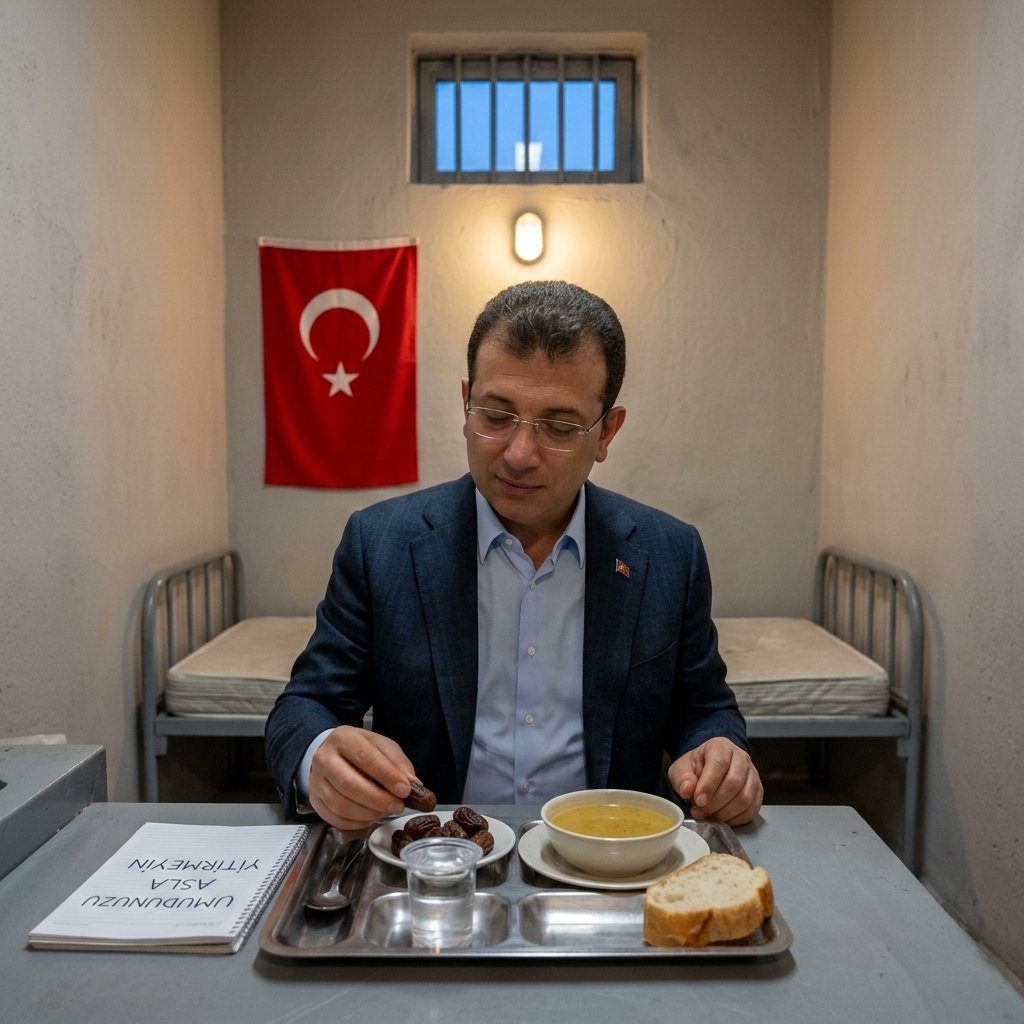 Umudunuzu Yitirmeyin.

Silivri'de tek kişilik hücresinde iftarını açan Ekrem İmamoğlu…

Tekrar aramızda olacak, en kısa zamanda o iftar sofralarında yeniden buluşacağız!