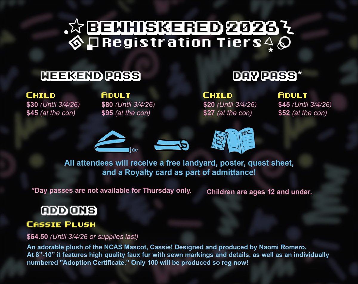 Bewhiskered 2026: Whisker World Arcade tweet media