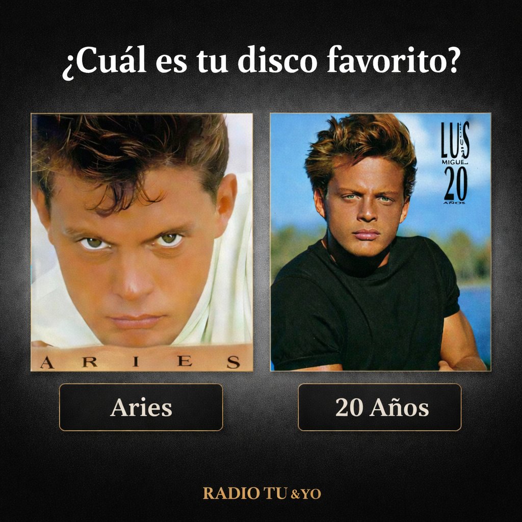 LuisMiguelRadioTu&Yo tweet media