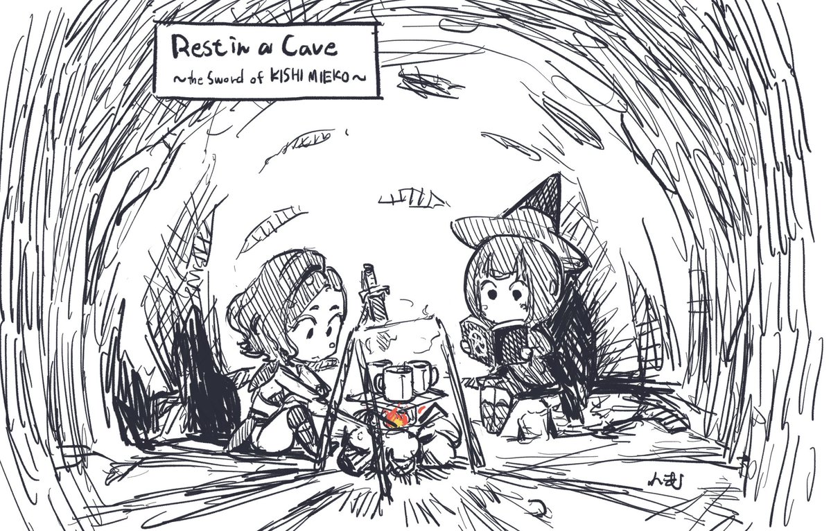 3頭身の三人の戦士が邂逅、キュートに活躍するファンタジー絵本『the Sword of KISHI MIEKO』シリーズは紙書籍最新第6巻がメロンブックスで、その他既刊は小武総本家BOOTHにて、kindle版や4巻目までがAmazonにて販売中です。各巻末にはリアル版イラストコーナーを掲載。ぜひご覧いただければと! 