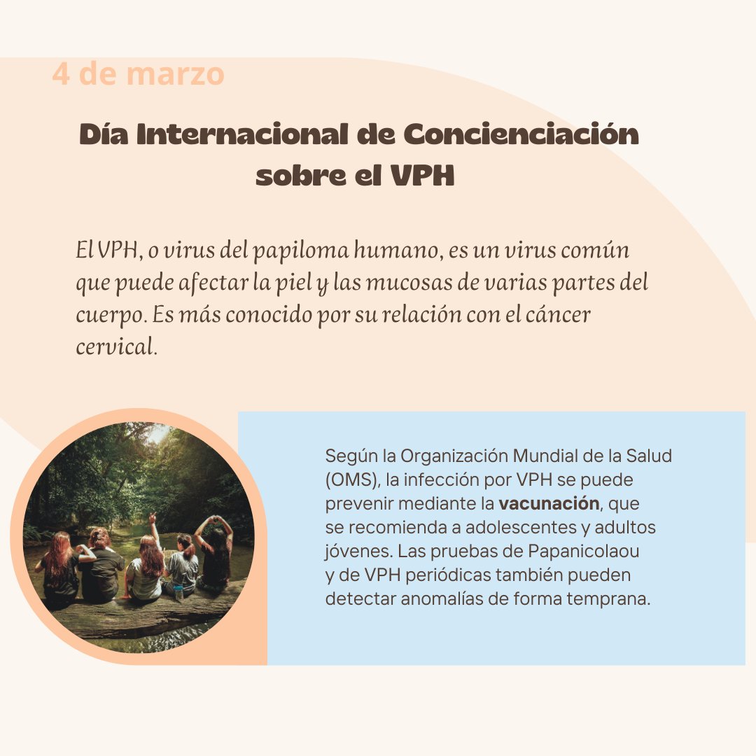 MatresMundi's tweet photo. 4 de marzo – Día Internacional de Concienciación sobre el Virus del Papiloma Humano (VPH) https://t.co/Kmk9YtAKfx
