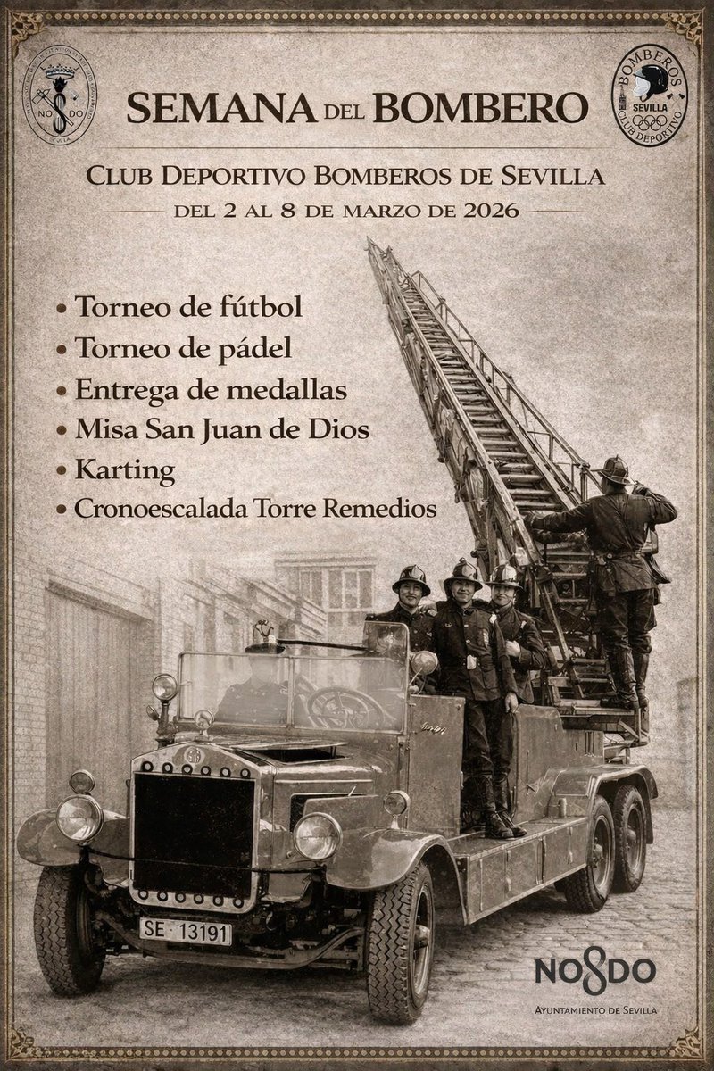 Estamos inmersos en la #semanadelbomber@. Una semena donde no importa competir, sino convivir y celebrar nuestra profesión. <a href="/TRBCSevilla/">TRBC Centro Negocios</a> <a href="/IMDSevilla/">IMD Sevilla</a> <a href="/Ayto_Sevilla/">Ayuntamiento de Sevilla</a> <a href="/EmergenciasSev/">Emergencias Sevilla</a> <a href="/CocaCola_es/">Coca-Cola España</a>