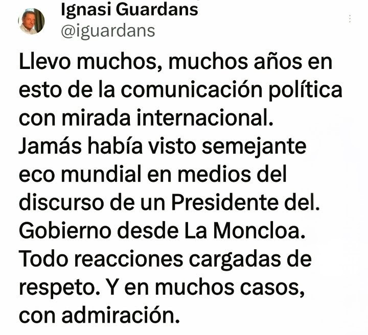 Gracias por tu apoyo, <a href="/iguardans/">Ignasi Guardans</a> 👏👏👏👏👏👏