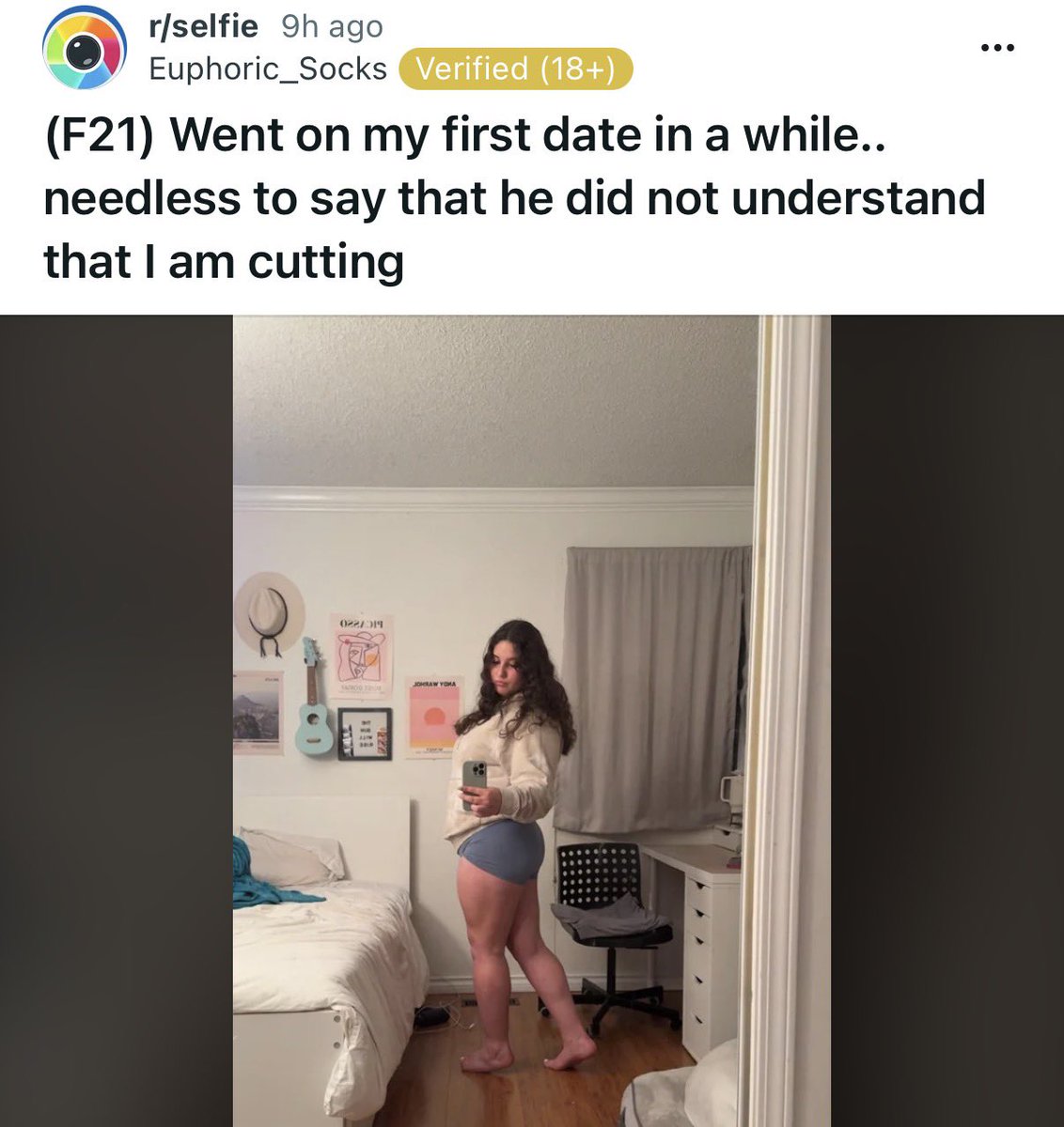 Hot take: this kind of body building is for men, is masculine coded, and will be a turn off for men