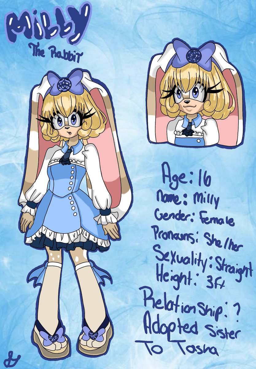 Meet milly the rabbit this is my last sonic oc till I can make more ideas I’m also trying to get verified for VGen my link is VGen.co/RinHaruno #VGencode