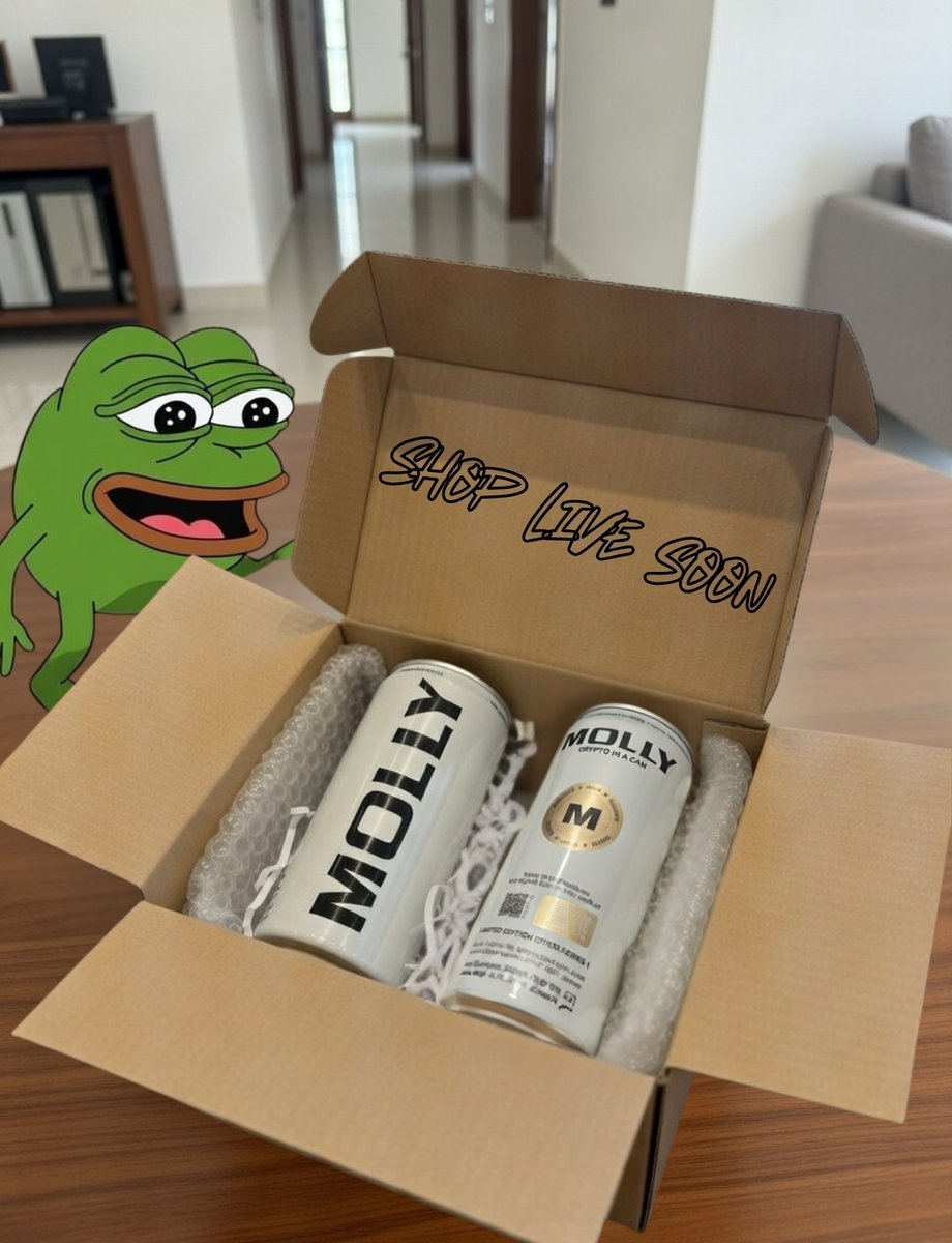 🚨 UNBOXING $MOLLY NOW! 🚨  
----
Then I woke up 😴... but in reality 👀
Limited edition dropping soon ➡️ <a href="/crypto_bitlord7/">Crypto Bitlord</a> 

#CryptoInACan #Mollygang