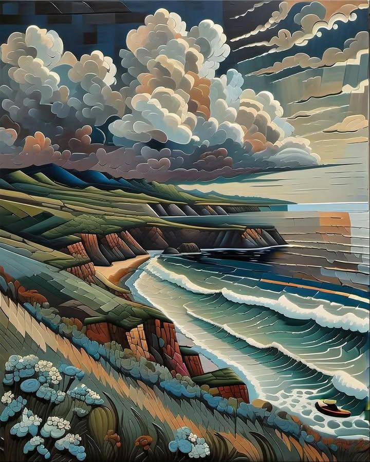 "When anxious, uneasy, and bad thoughts come, I go to the sea, and the sea drowns them out with its great wide sounds, cleanses me with its noise, and imposes a rhythm upon everything in me that is bewildered and confused." 
~ Rainer Maria Rilke
