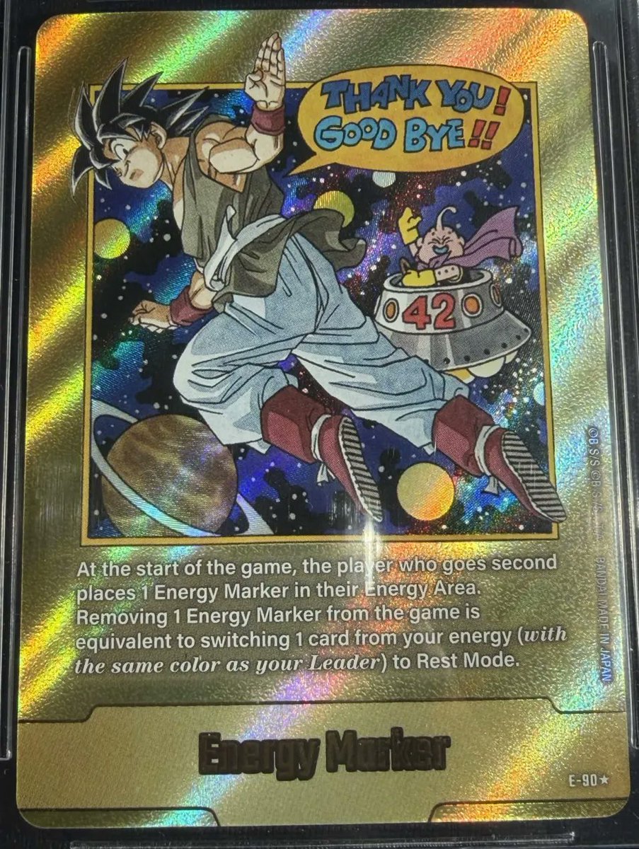 BIG MAIL DAY🪐🚀

- E-90★ Energy Marker (Gold)

Featuring artwork from the cover of the final volume of the original Dragon Ball manga series, "Thank You! Good Bye!!" is interpreted as a direct message of gratitude and farewell from the late Toriyama to Dragon Ball fans 🙏✨