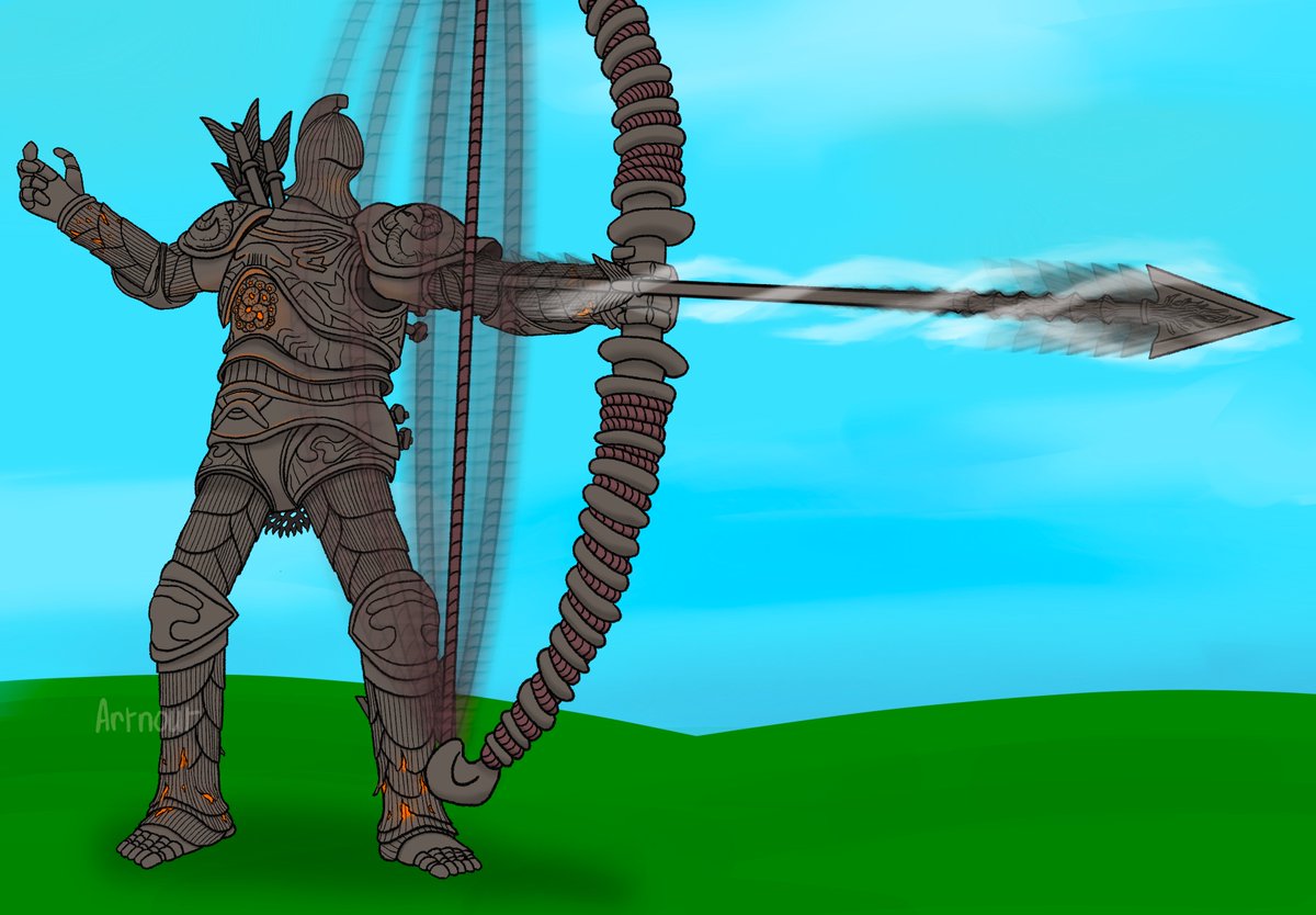 artnout_'s tweet image. Another year, another Golem

Guess it's a tradition now to draw one of these yearly to track my art progress

I feel like I'm pretty much at the same level at last year, it's high time I put in some effort into improving

#EldenRing #FromSoftware