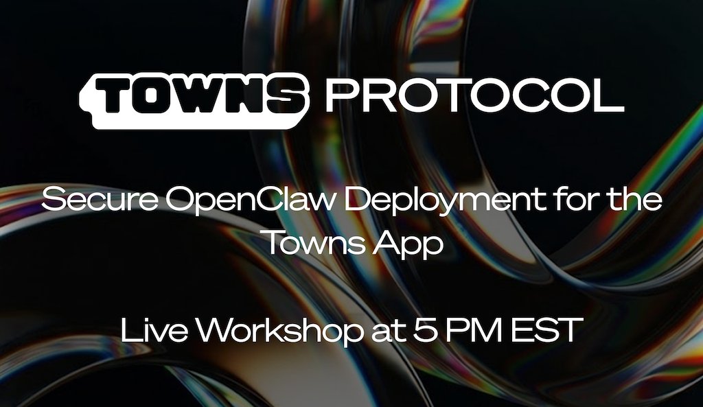 Towns Protocol tweet media