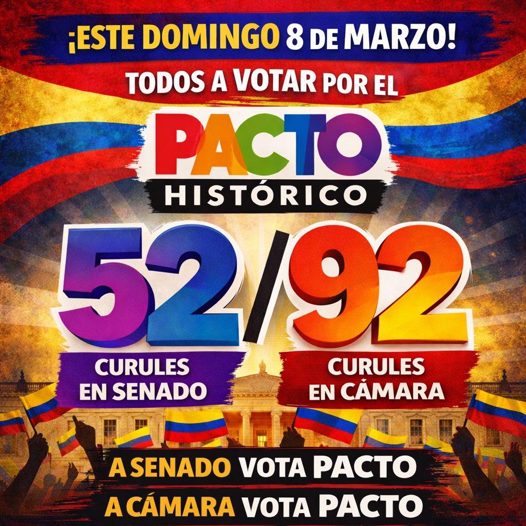 Este Domingo necesitamos 8.5 millones de votos para alcanzar las mayorías en el Congreso. ¿Por qué no?
RT