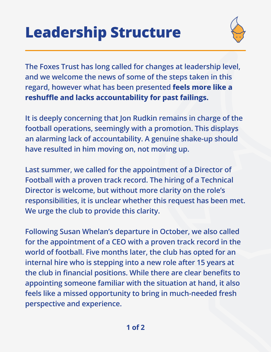 Foxes Trust tweet media