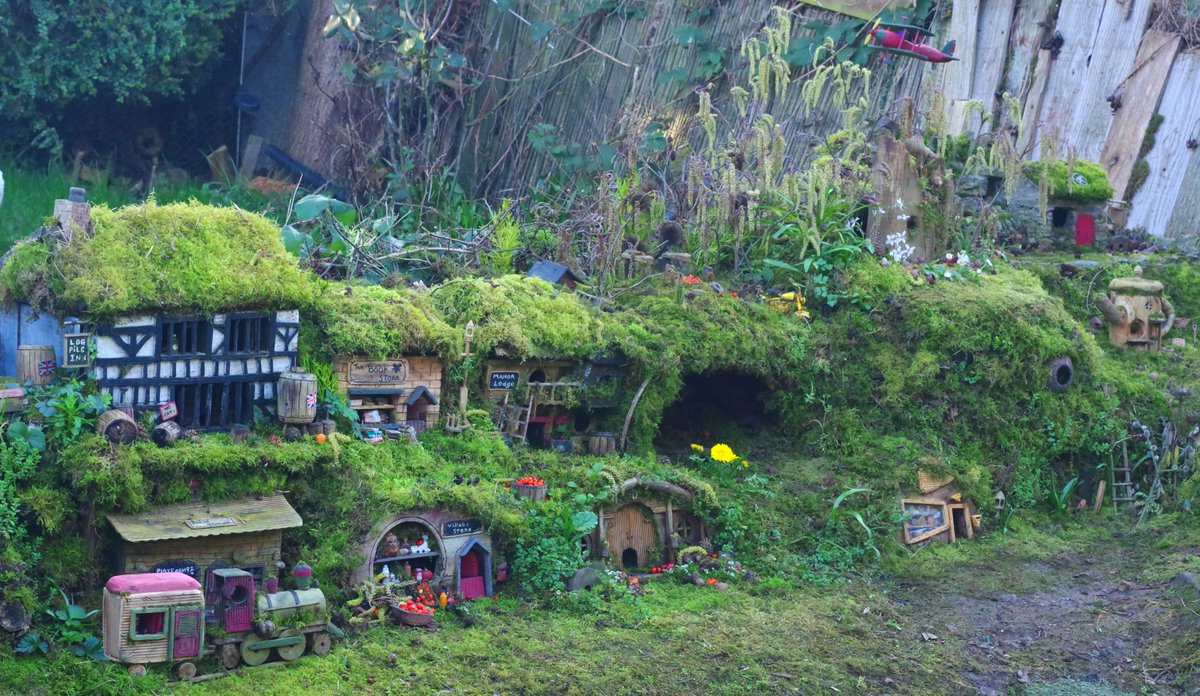 George the Mouse in a log pile house - Simon dell tweet media