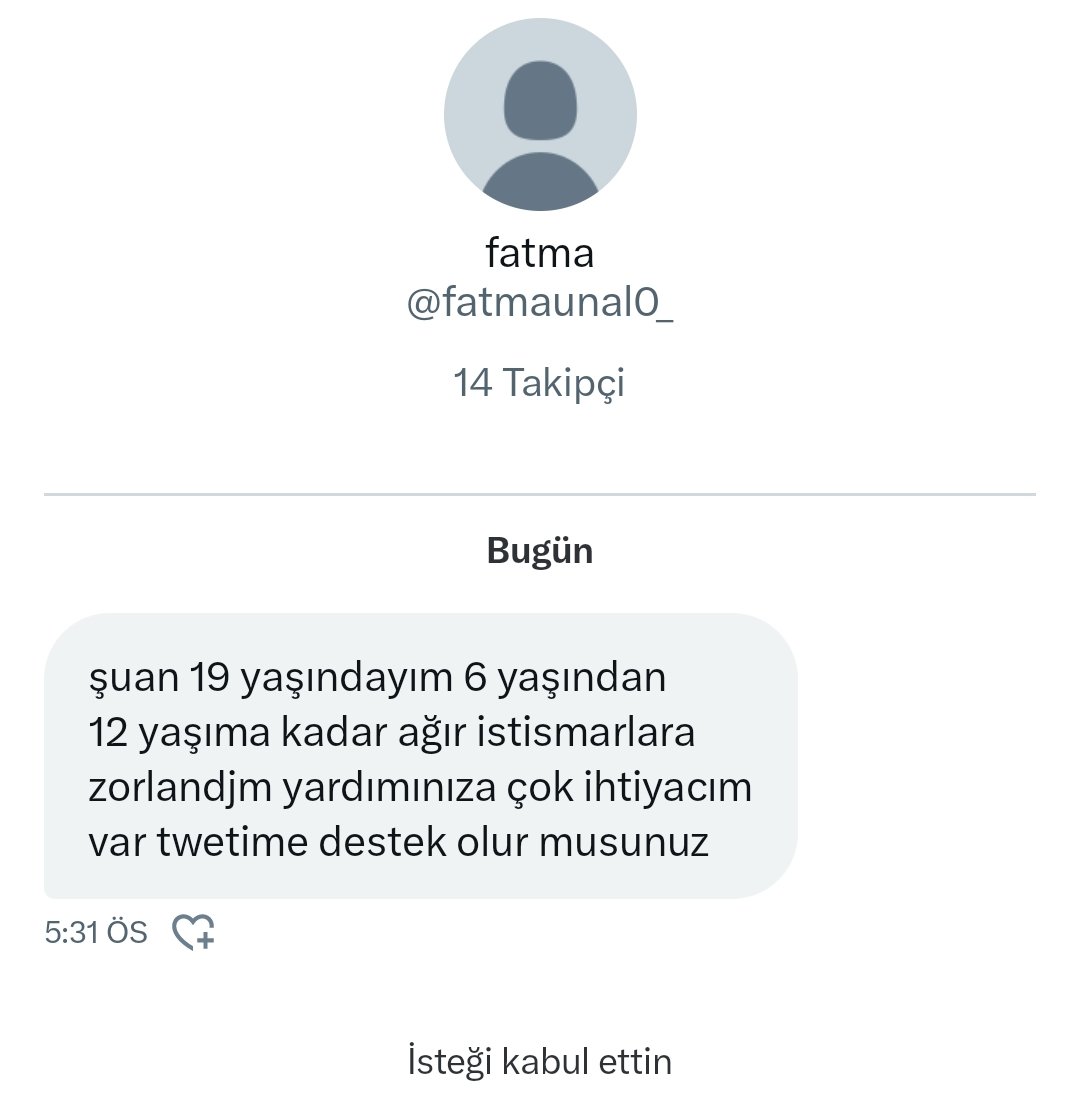 Bir felaket daha yaşanmadan
Bu genç kızımızın yardım çağrısına sessiz kalmayalım. 

Lütfen RT yaparak kızımızın sesini duyuralım..
..
<a href="/TC_icisleri/">T.C. İçişleri Bakanlığı</a>
<a href="/adalet_bakanlik/">T.C. Adalet Bakanlığı</a> 
<a href="/tcailesosyal/">T.C. Aile ve Sosyal Hizmetler Bakanlığı</a> 
<a href="/kadinih/">Kadının İnsan Hakları Derneği</a>