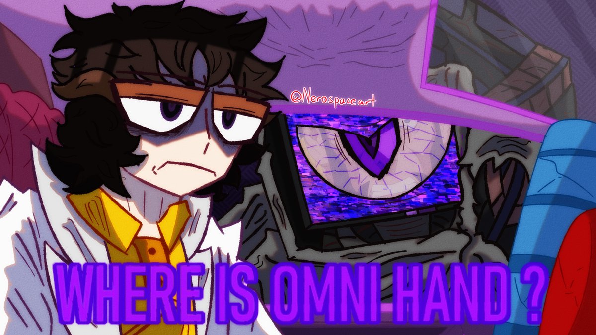 Nerospaceart's tweet photo. WHERE IS OMNI HAND ?
#PoppyPlaytimeChapter5 #poppyplaytime #poppyplaytimefanart #poppyplaytimecomic #player #poppyplaytimeplayer #digitalart #invincible #omniman #meme #invinciblememe https://t.co/PNOELCqjl0