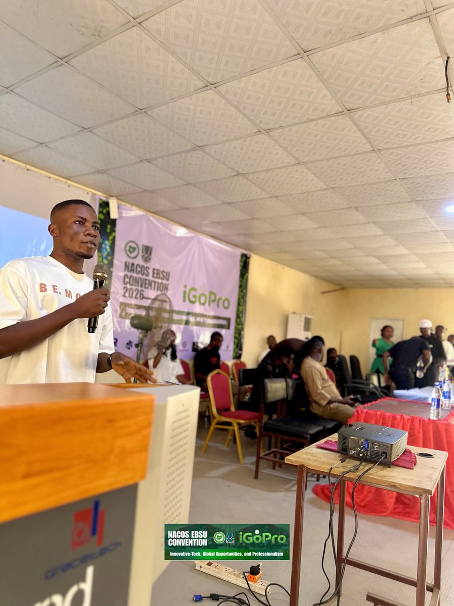 nacosebsu's tweet photo. Dear Victor Ikem.

We sincerely appreciate you for your immense contribution at the NACOS EBSU Convention grand finale and making the session truly impactful. Your presence, encouragement, and commitment played a meaningful role in making the event impactful and memorable for all https://t.co/Mjl6Liw41W