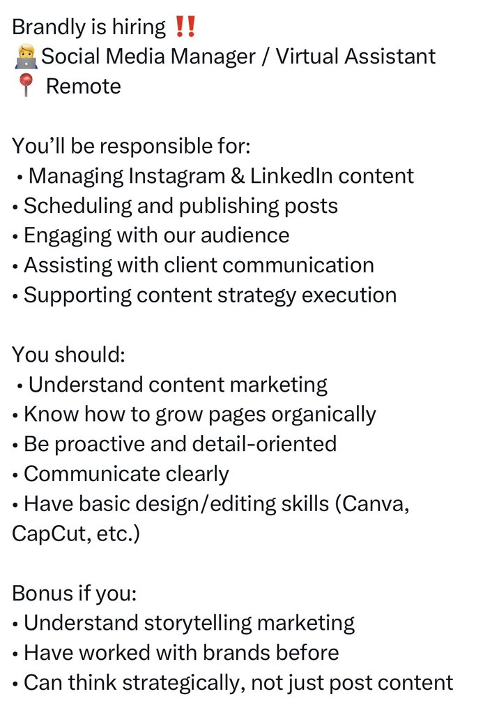 Stephaniekd8's tweet photo. 💌Send your portfolio + a short introduction to hello.brandlytold@gmail.com https://t.co/kVibe6zxPu