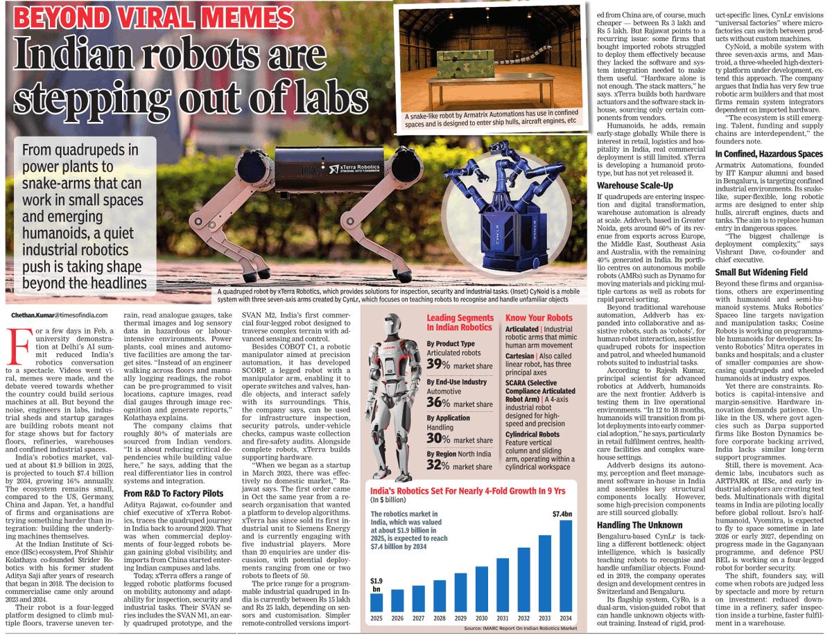 🚀 Massive Market Growth The Indian robotics market is projected to ...