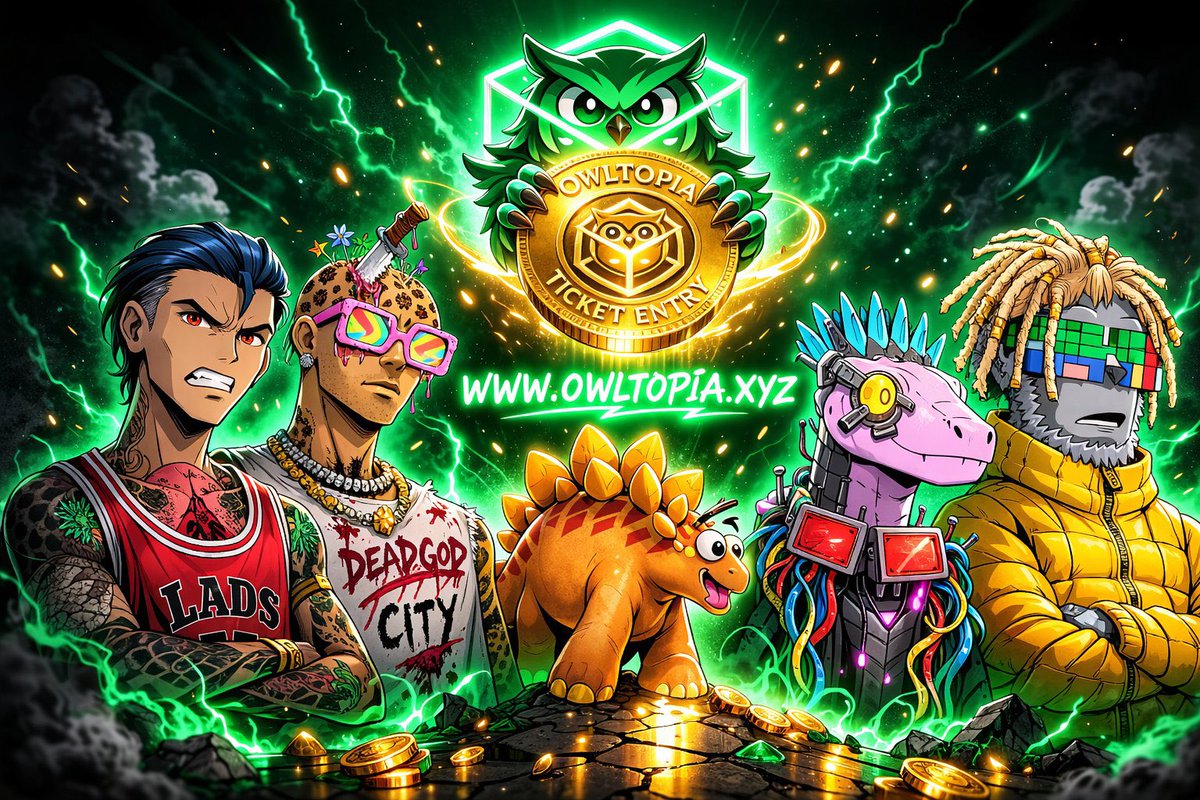 OWLTOPIA NEST EVENT NO.1

1 OWLTOPIA COIN = 1 TICKET ENTRY
Price: 0.05 SOL per mint

NEST EVENT RAFFLES:
1️⃣Okay Bears ->Finished
2️⃣DeGods &amp; GalacticGecko-> live at 50% minted
3️⃣Mad Lads &amp; Clayno &amp; Y00ts -> live at 100% minted

Mint here:
app.welaunch.art/mint/owltopia-…