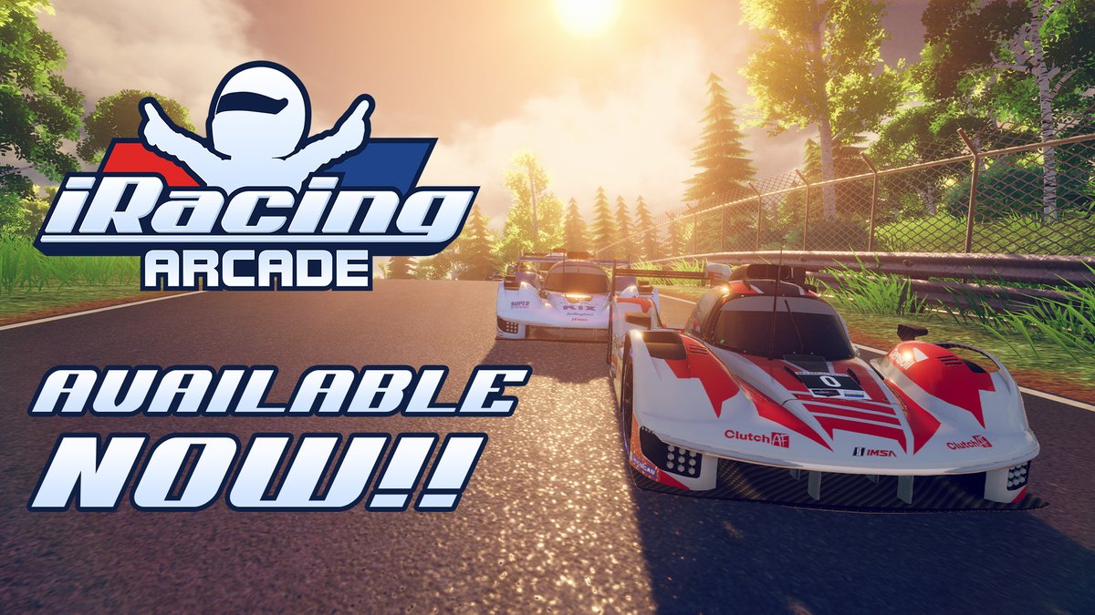 iRacingArcade's tweet photo. iRacing Arcade is available now on Steam! 🎮

Race, customize, and grow your motorsport empire! https://t.co/cUEgOFQ11k