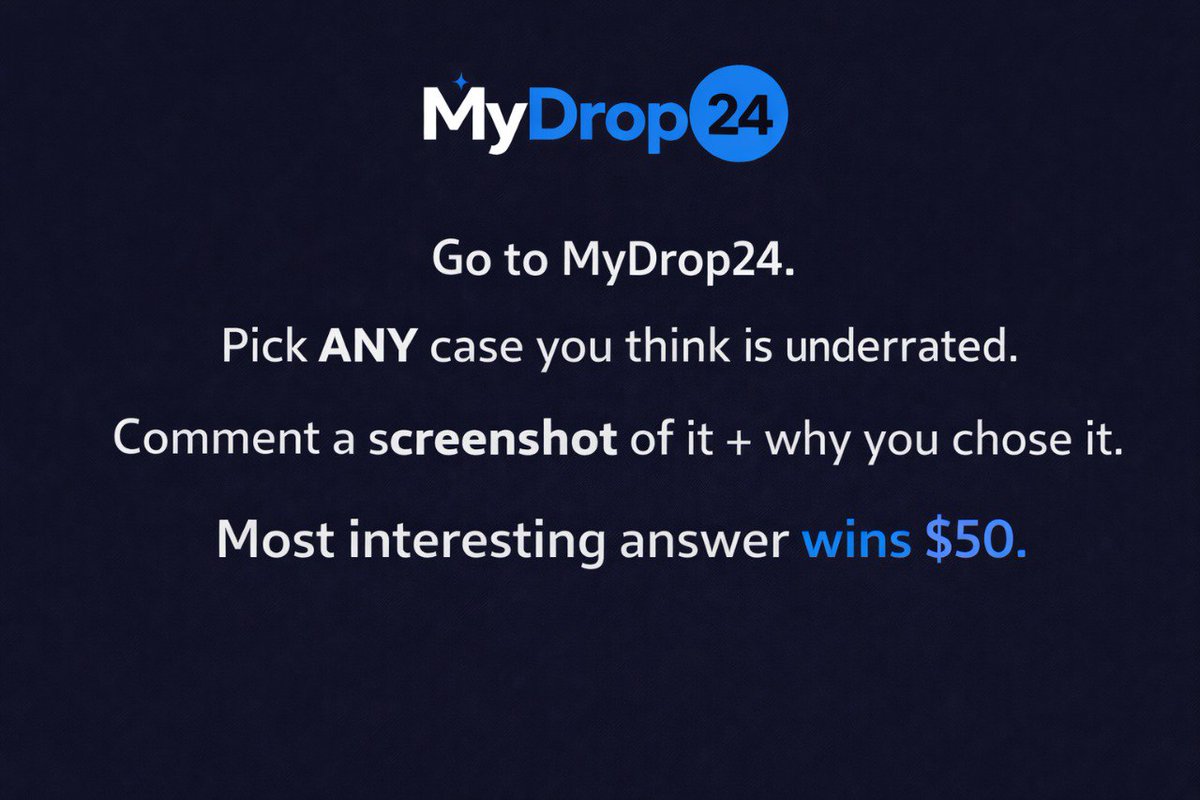 MyDrop24 tweet media