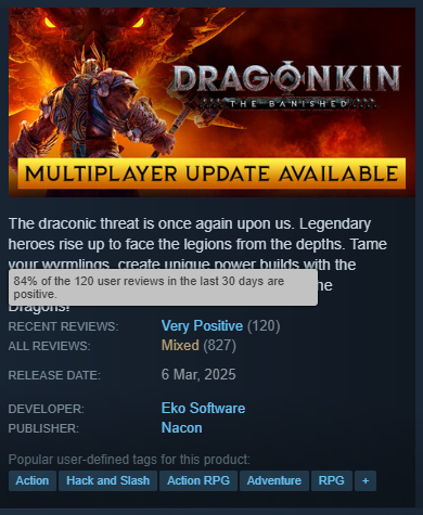 Dragonkin: The Banished tweet media