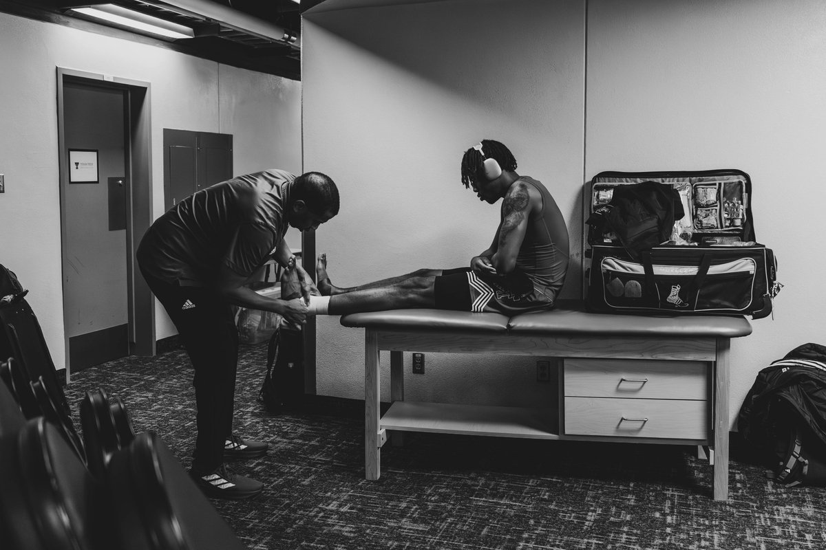 TexasTechMBB's tweet photo. Happy National Athletic Training Month to our very own, Mike Neal!

One of the best to do it! 👏 https://t.co/FyusDFtRsN