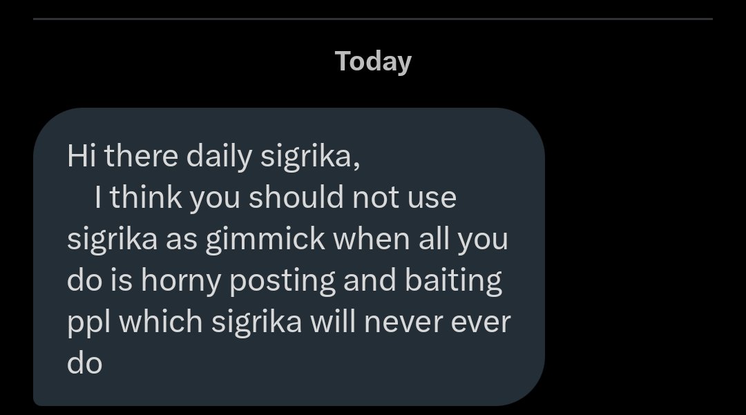 Daily sigrika tweet media