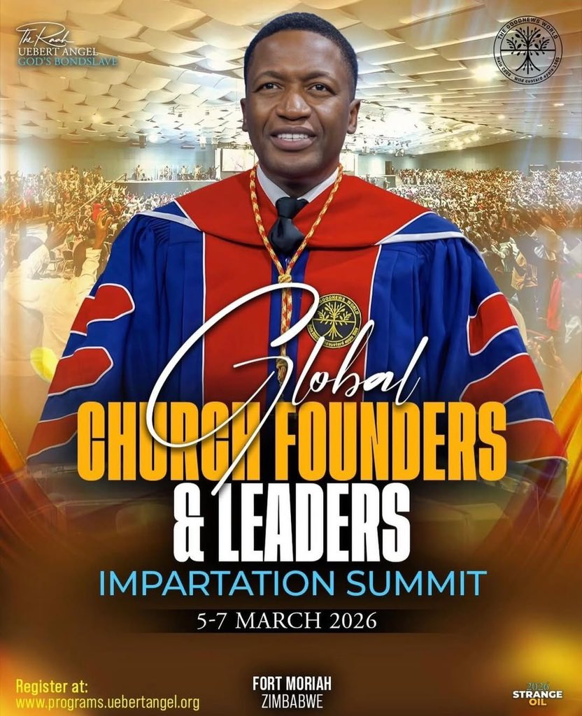 moriah29481's tweet photo. Tomorrow marks the first-ever GLOBAL CHURCH FOUNDERS &amp; LEADERS Impartation Summit with Prophet Uebert Angel. Starting at 10AM.

Registration is still open — limited spaces left: https://t.co/4trg43fwtQ

#FortMoriahMunicipality #GoodNewsCity #GoodNewsWorld https://t.co/vNLF5BAupd