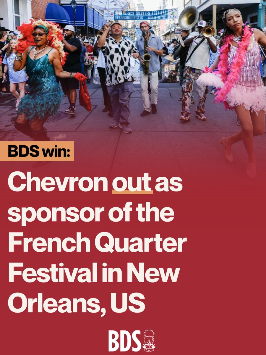 BDS movement tweet media