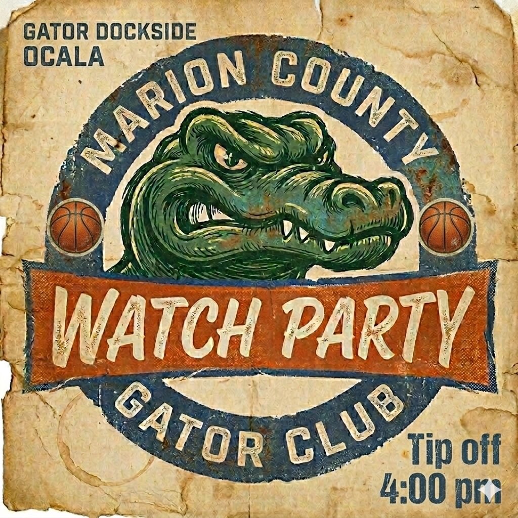 CountyGator's tweet photo. Kentucky vs Florida Basketball 🏀 Watch Party…
Gator Dockside Ocala, Saturday 3/7/26 @ 4:00 pm.
Come early to request a table, upfront by large tv screens. https://t.co/34txsbBgKA